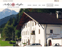 Tablet Screenshot of gasthof-zum-schupfen.at